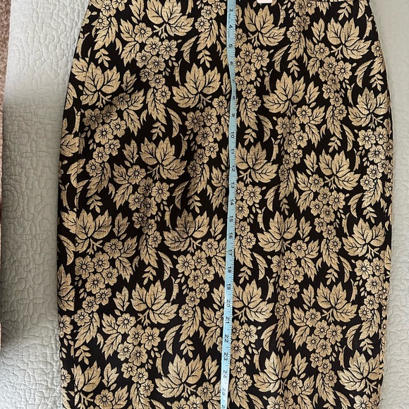 J. Crew 2 Pencil® skirt in metallic jacquard - Picture 5 of 6